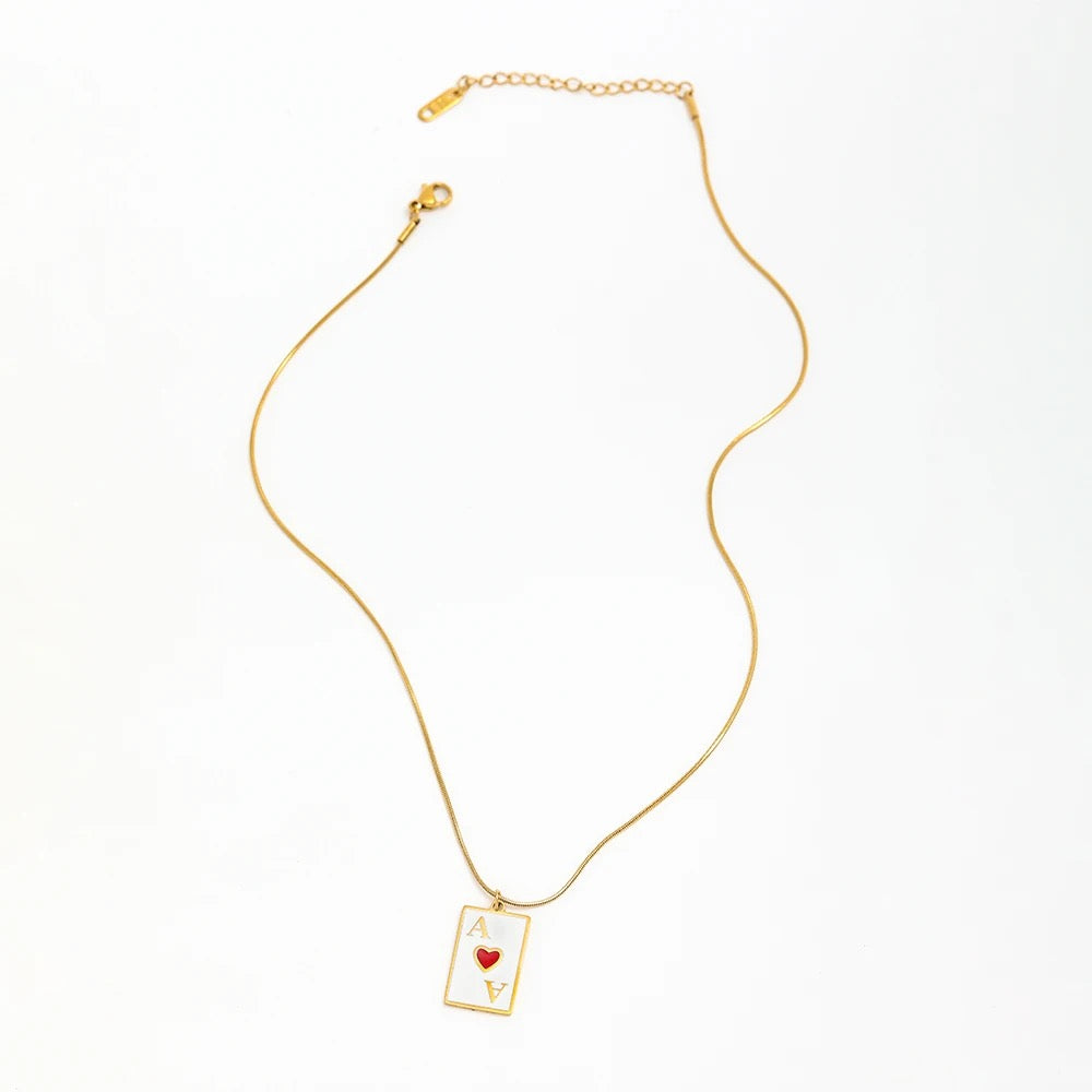 Love Card Necklace