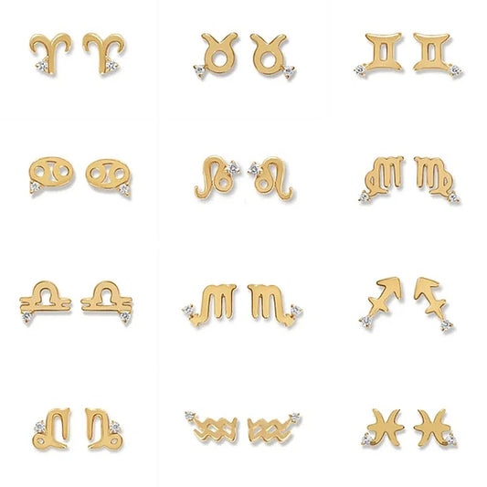 Zodiac Studs