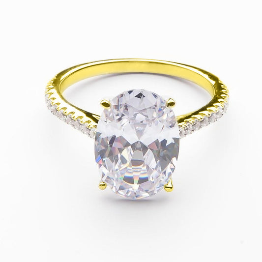 Golden Tahiti Cubic Zirconia Rings