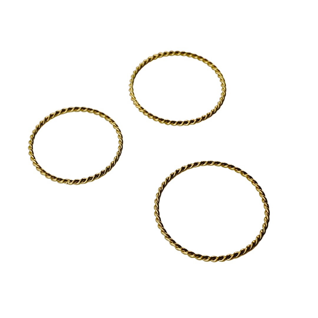 Gold tone Stainless Steel Harper Fashion Ring