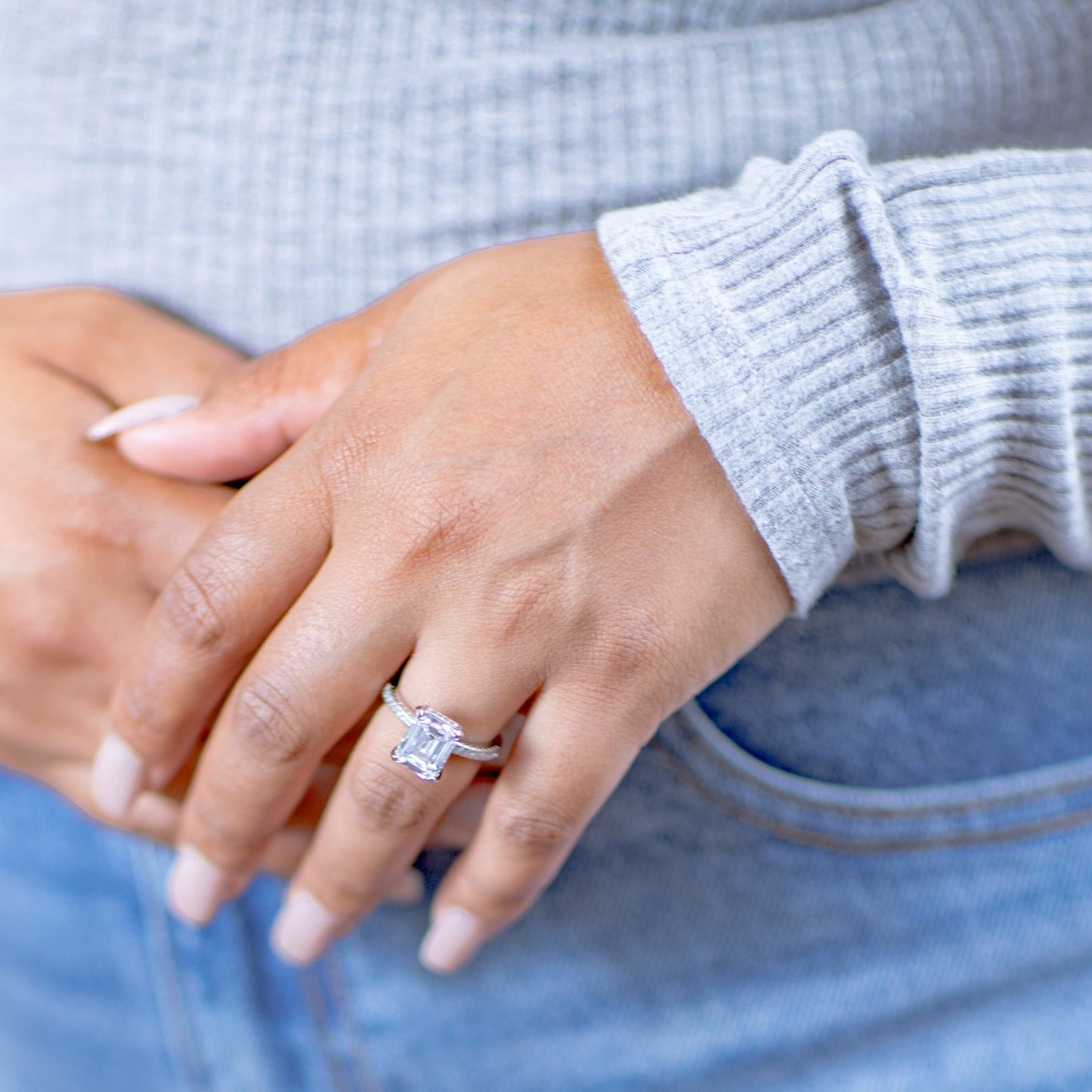 Sterling Silver Venice Cubic Zirconia Ring