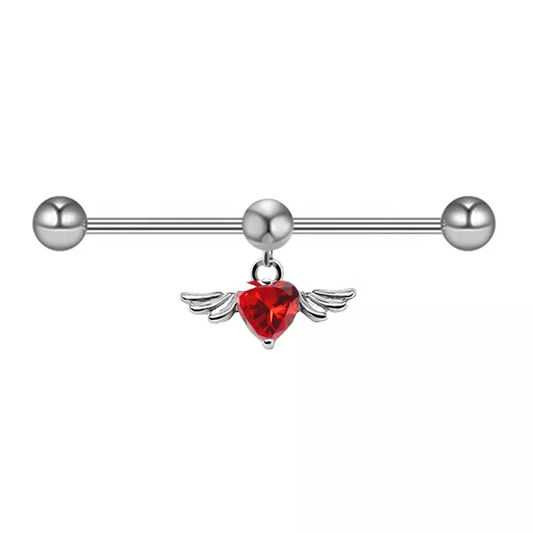 Heart of an Angel Industrial Barbell