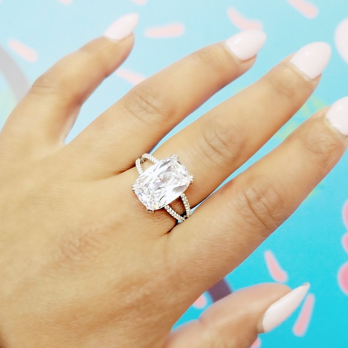 SEYCHELLES RING - Women's 925 Sterling Silver Cubic Zirconia Ring 2019