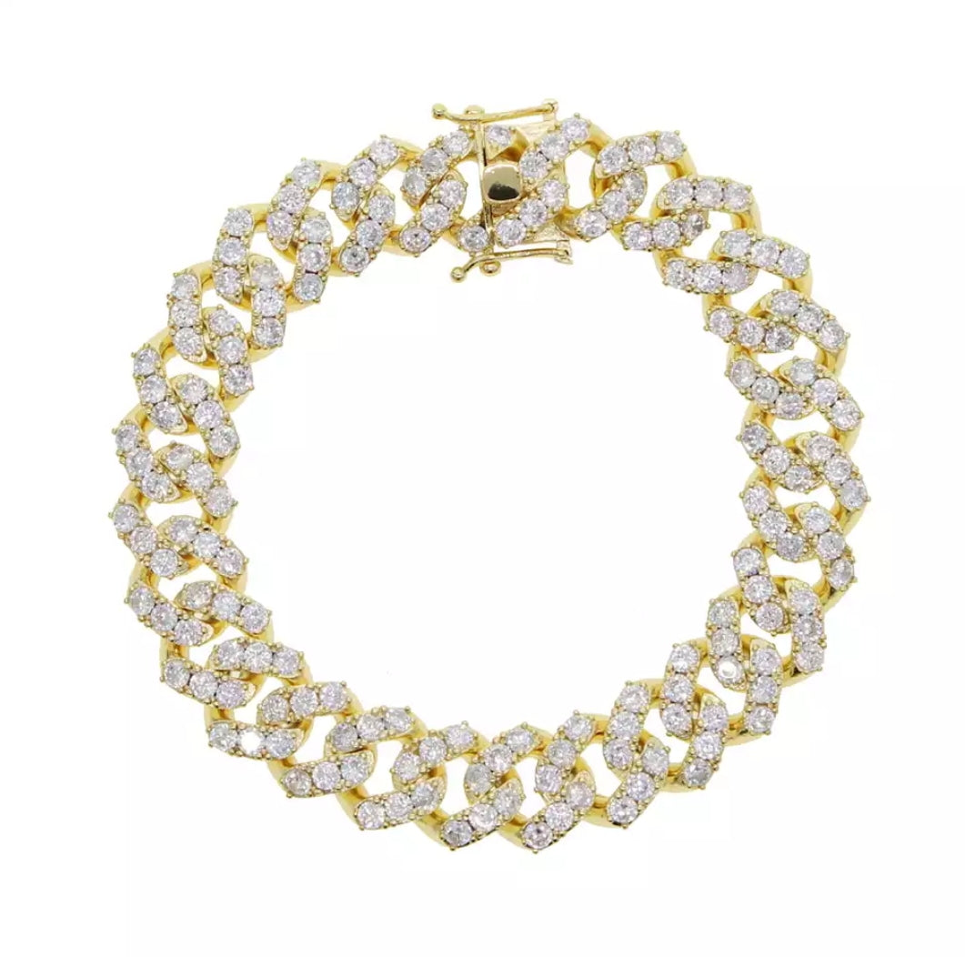 Icy Cuban Anklet from Glazd Jewels1