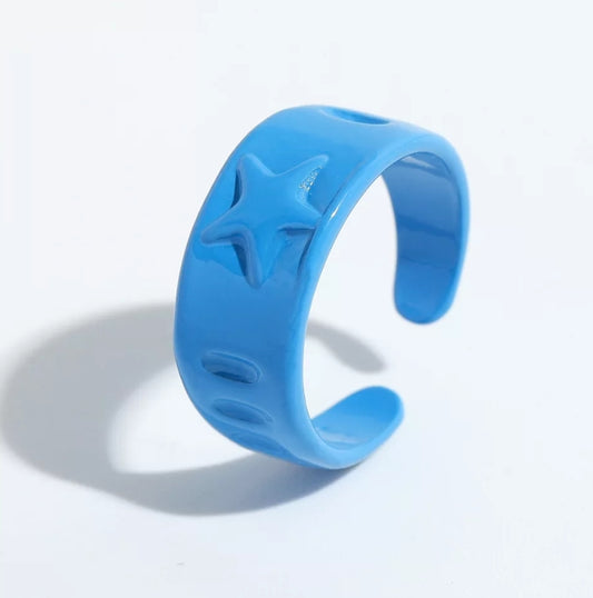 Adjustable Your A Star Glazd Jewels Fashion Rings