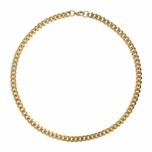 Golden Shay Cuban Stainless Steel Chain