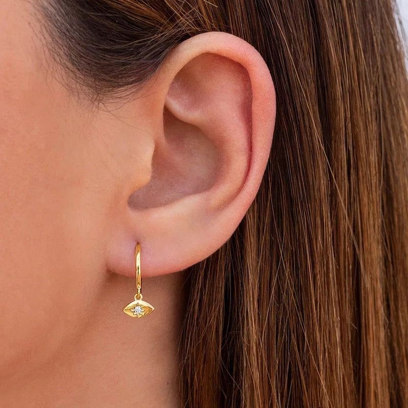 Golden Eye Earrings