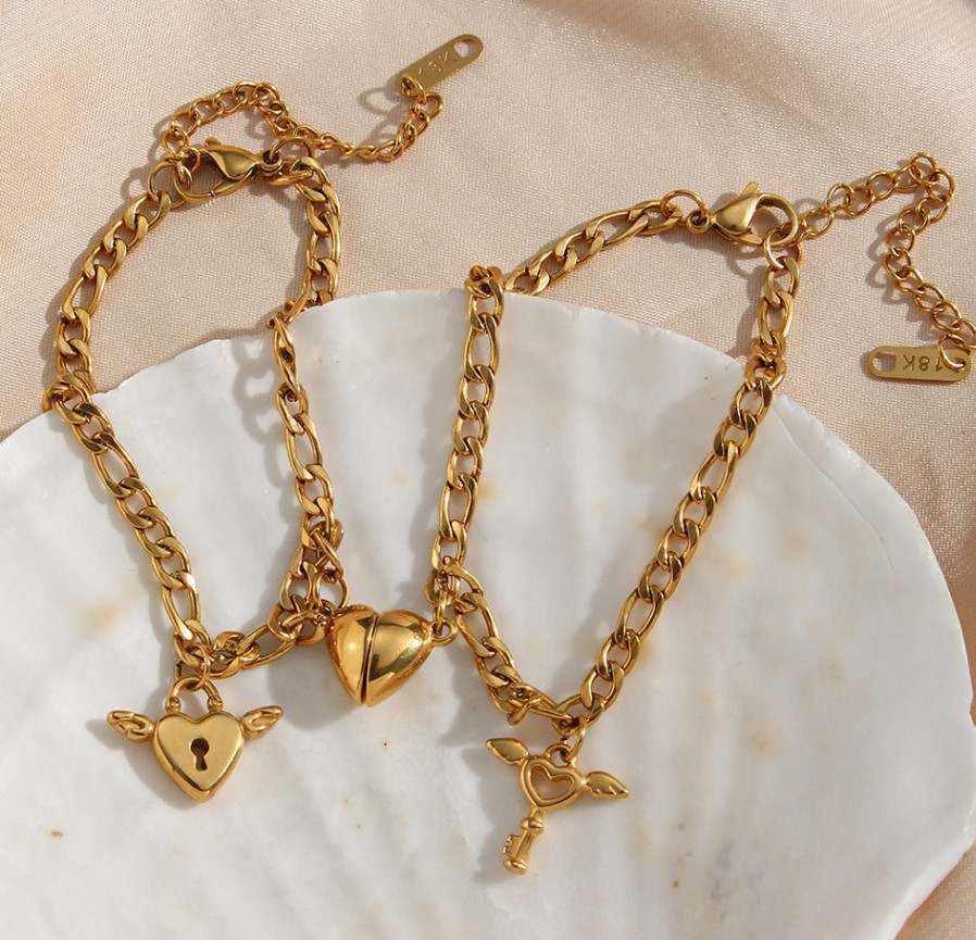 Magnetic Charm Love Bracelet