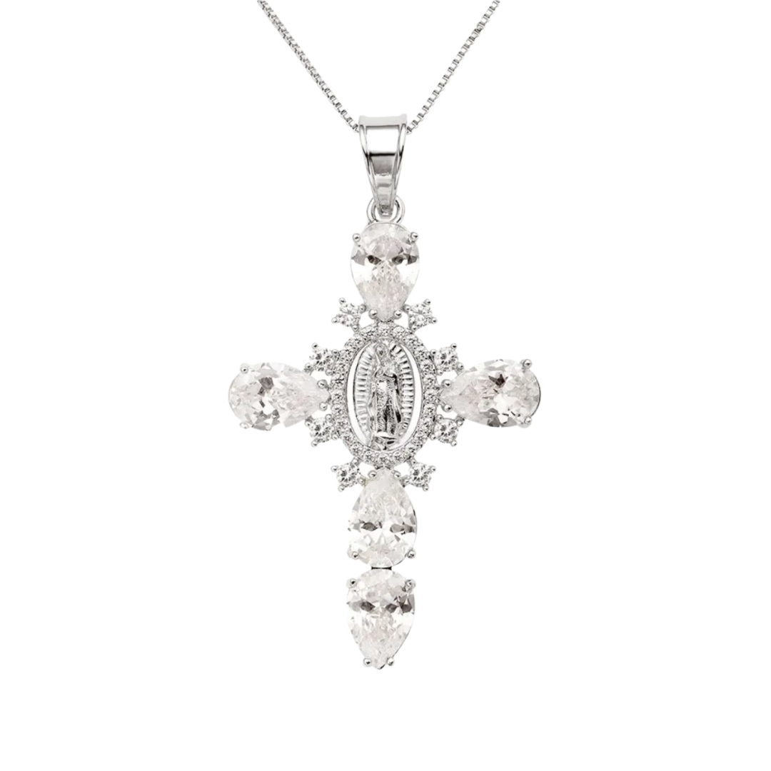 Majestic Diamond Cross Necklace