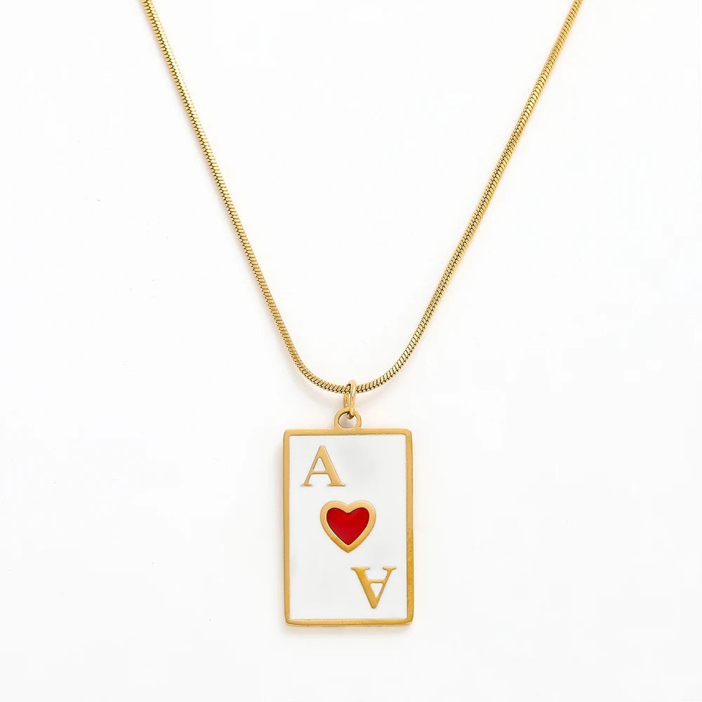 Love Card Necklace