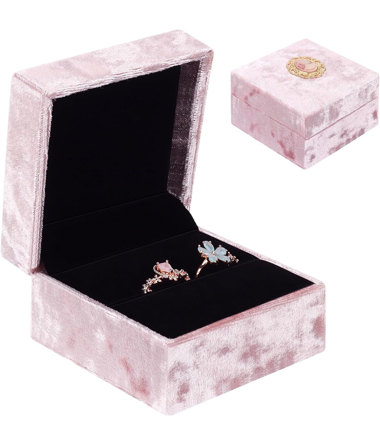 Vintage Princess Ring Box