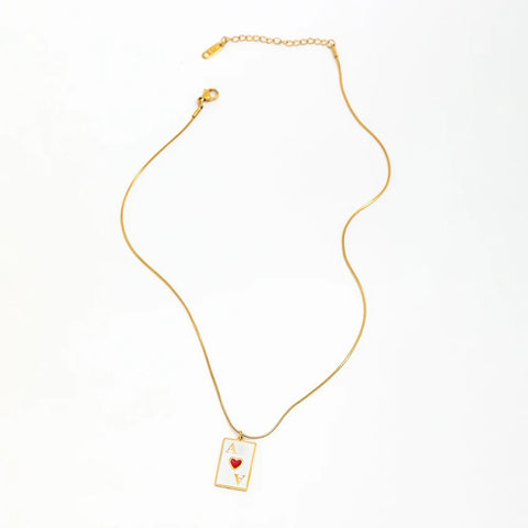 Love Card Necklace