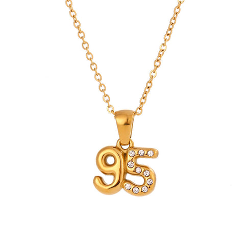 Dainty Birth Year Necklace