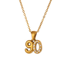 Dainty Birth Year Necklace