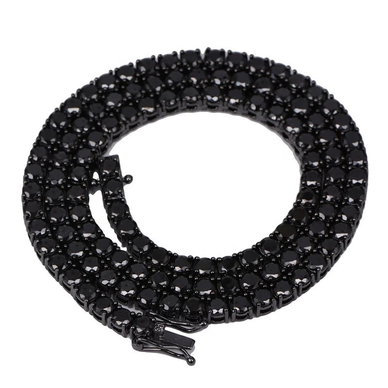 Black Tennis Necklace