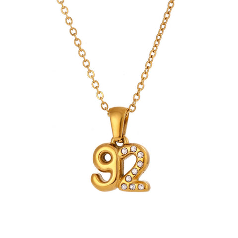 Dainty Birth Year Necklace