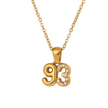 Dainty Birth Year Necklace