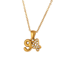 Dainty Birth Year Necklace