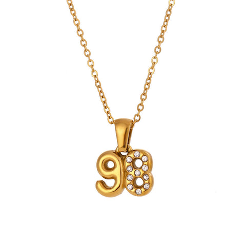 Dainty Birth Year Necklace