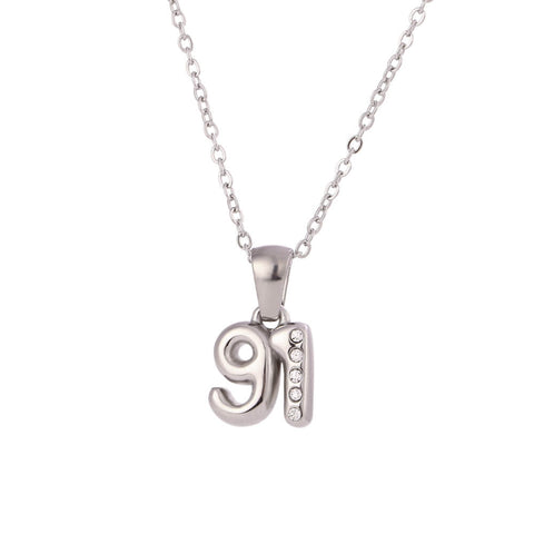 Dainty Birth Year Necklace