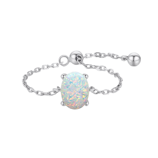 Opal Adjustable Chain Ring