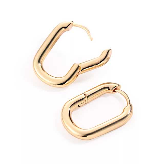 Golden 27mm Juliette Pin Earrings