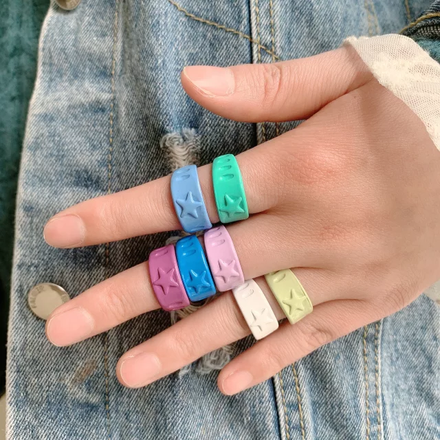 Adjustable Your A Star Glazd Jewels Fashion Rings