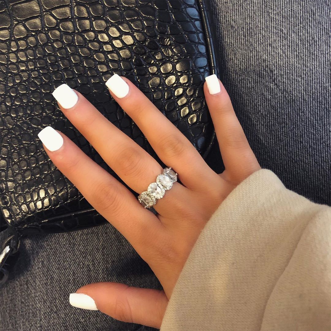 Sterling Silver Victoria Eternity Band Cubic Zirconia Ring