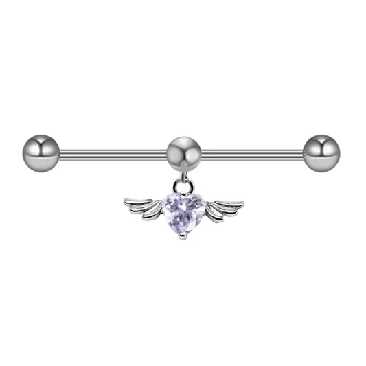 Heart of an Angel Industrial Barbell