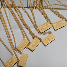 Angel Number Bar Necklace