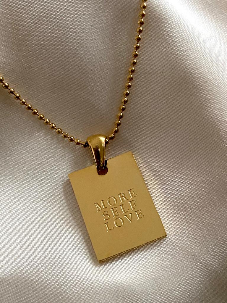 Golden Affirmations Chain Necklace