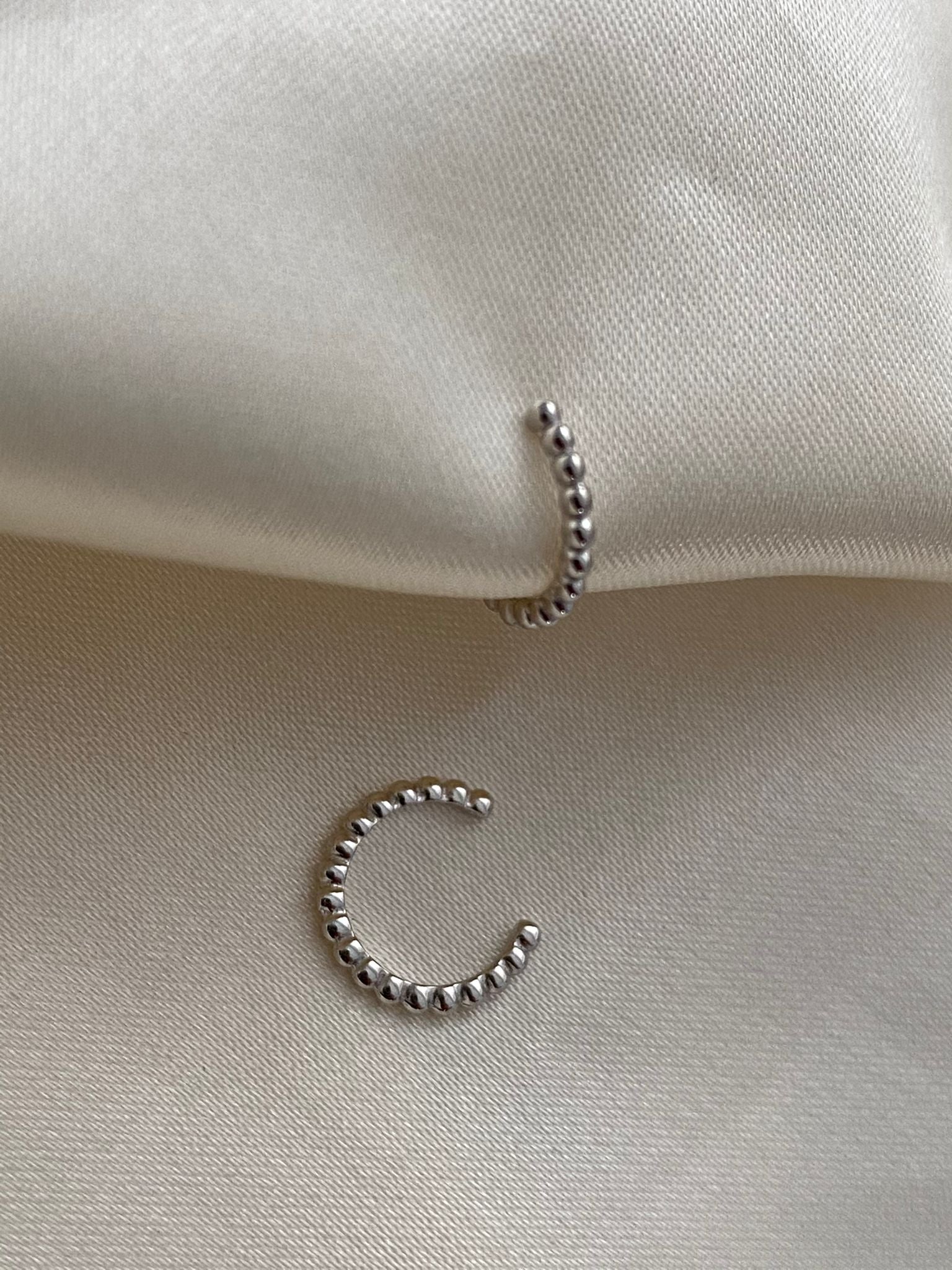 Stainless Steel Fay Cuff Earrings