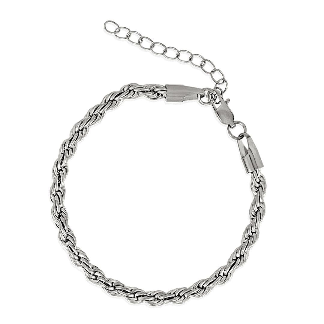Stainless Steel Remi Rope Chain Bracelet