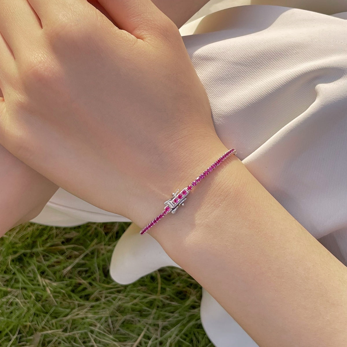 Gianna Bracelet- Pink
