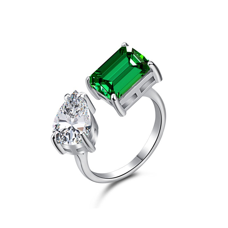 Emerald Hidden Hills Ring