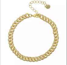 Golden Dainty Cuban Chain Anklet