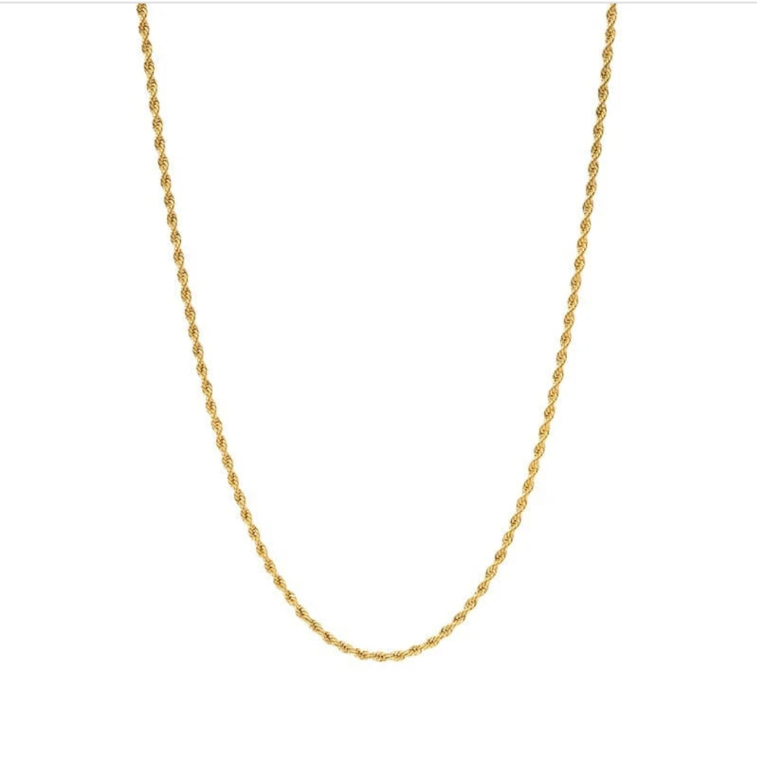 18 Inch Classic Stainless Steel Hailey Necklace