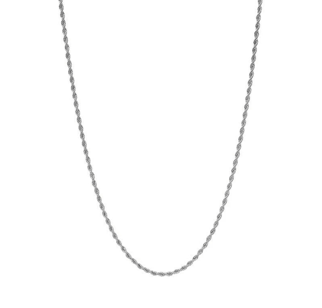 18 Inch Classic Stainless Steel Hailey Necklace