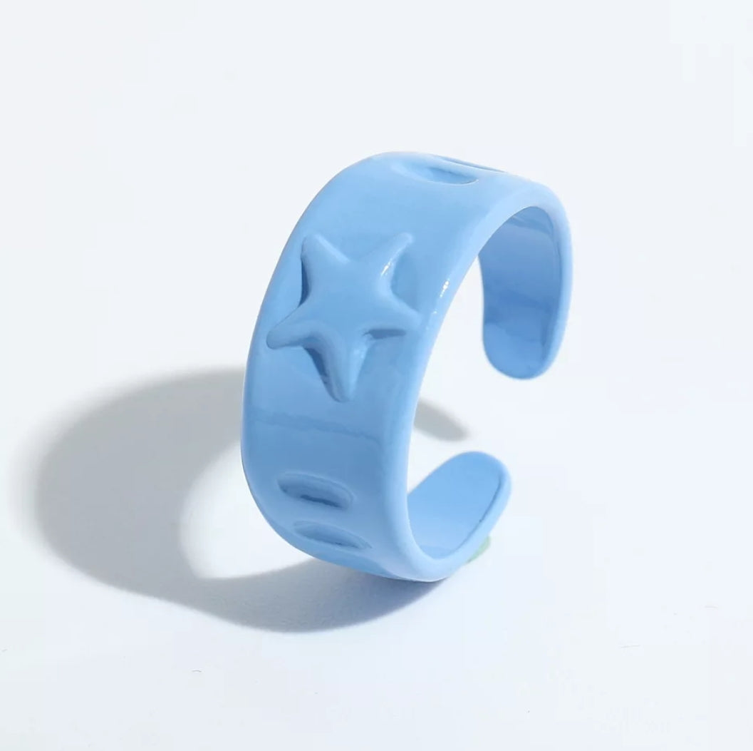 Adjustable Your A Star Glazd Jewels Fashion Rings