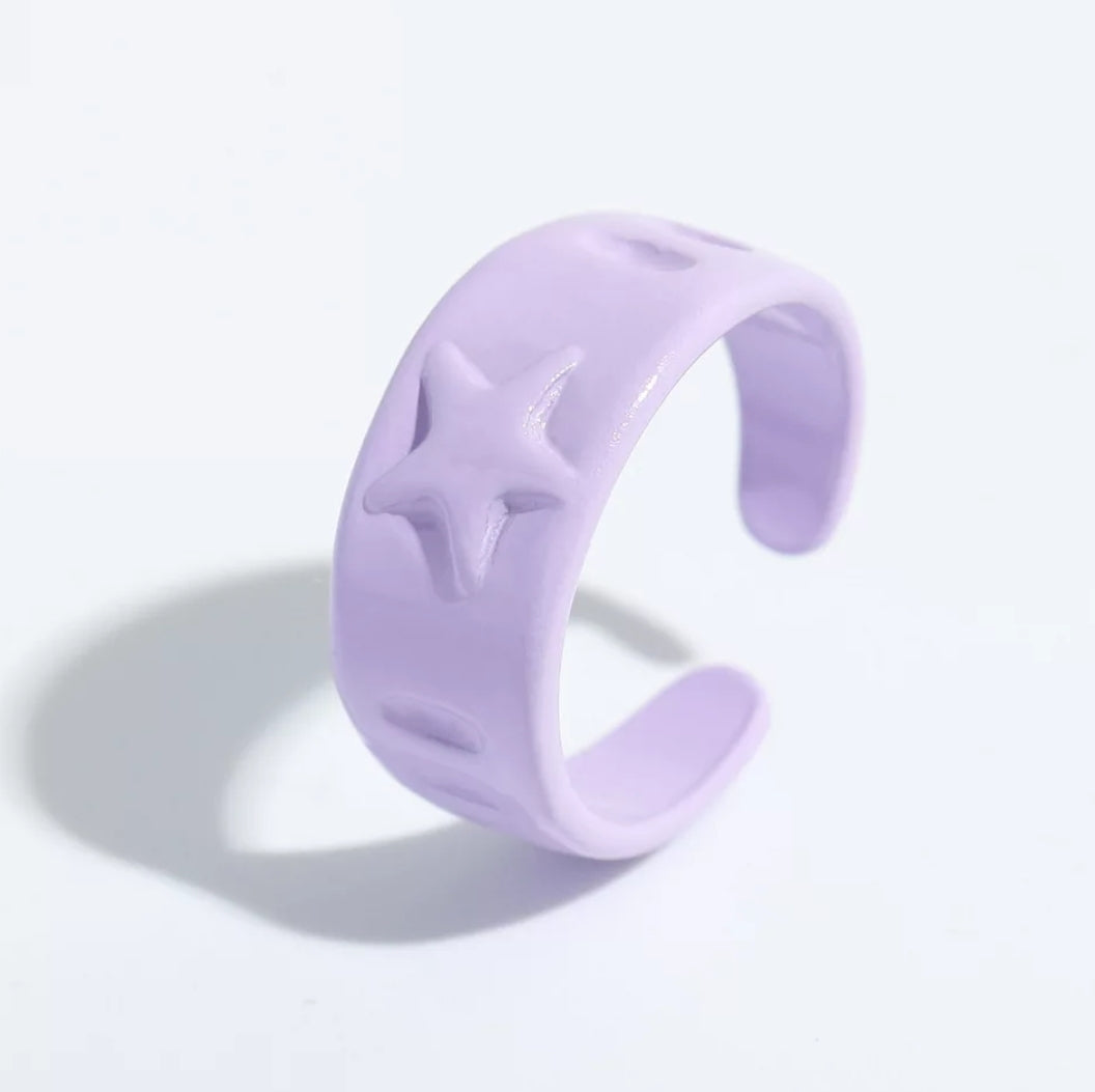 Adjustable Your A Star Glazd Jewels Fashion Rings