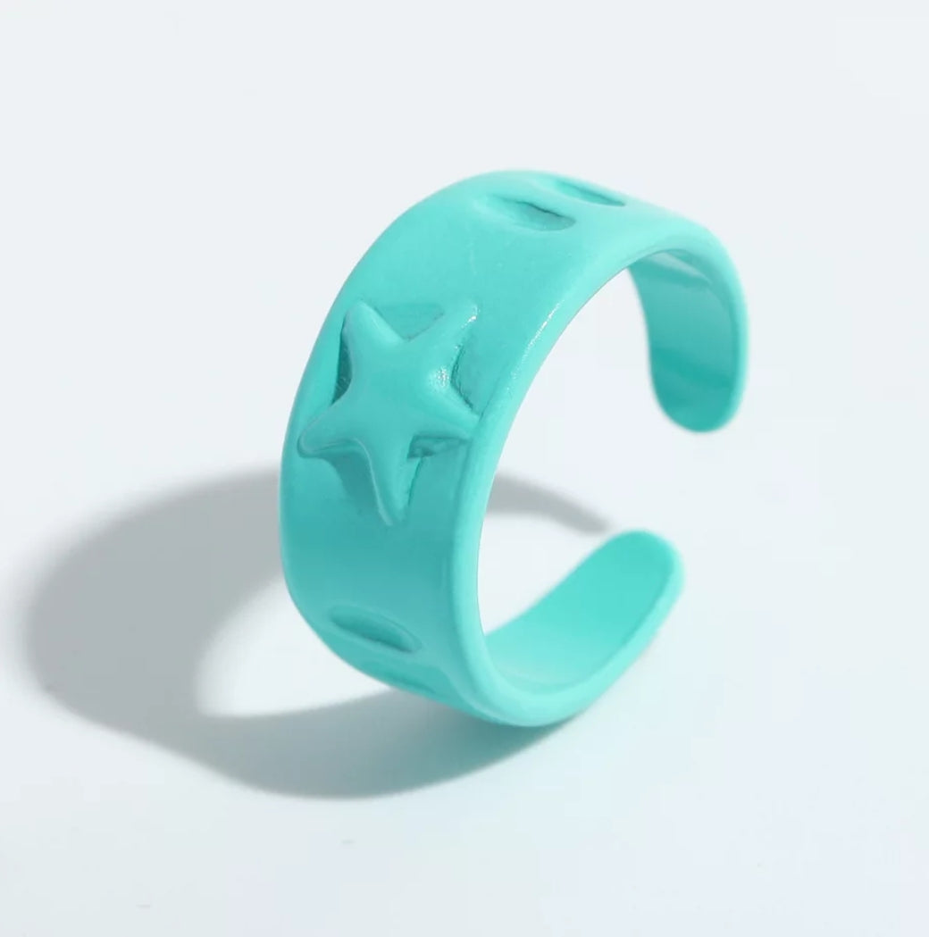 Adjustable Your A Star Glazd Jewels Fashion Rings