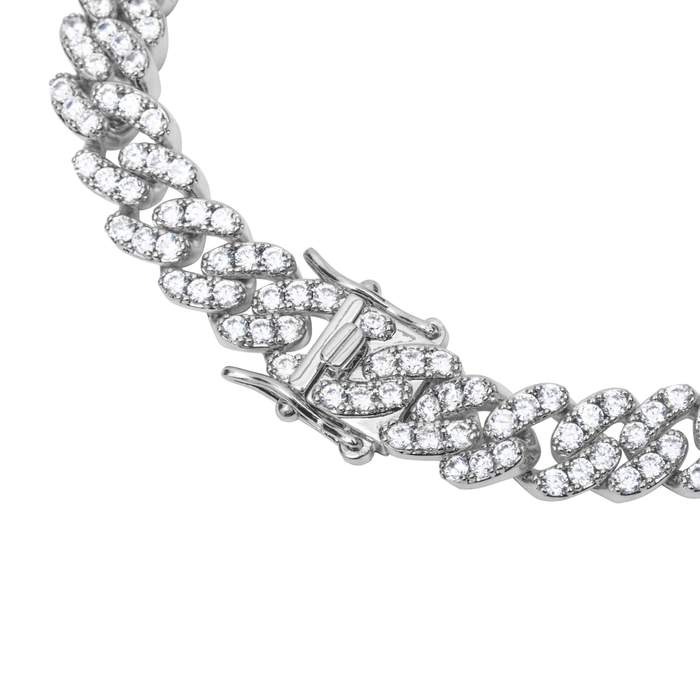 Classic Icy Cubano Link Bracelet