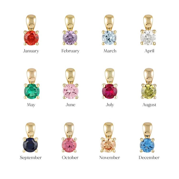 Dainty Birthstone Necklace
