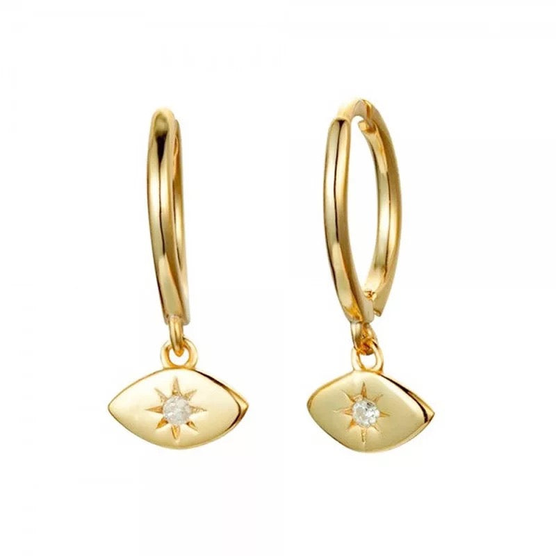 Golden Eye Earrings
