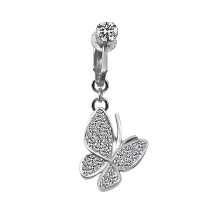 Butterfly Faux Belly Ring