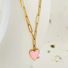 Paperclip Heart Necklace