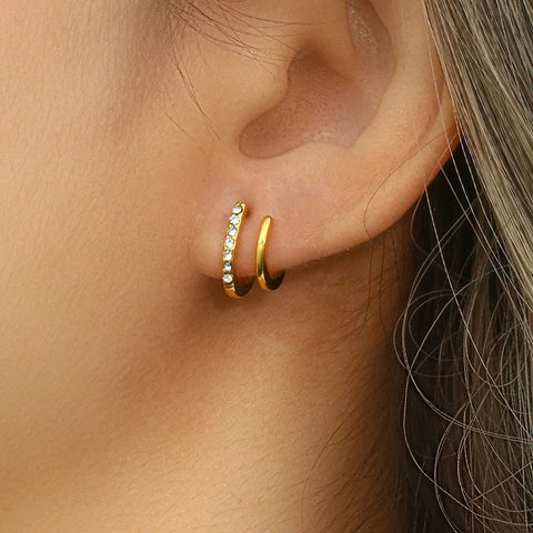 Erin Faux Double Earring