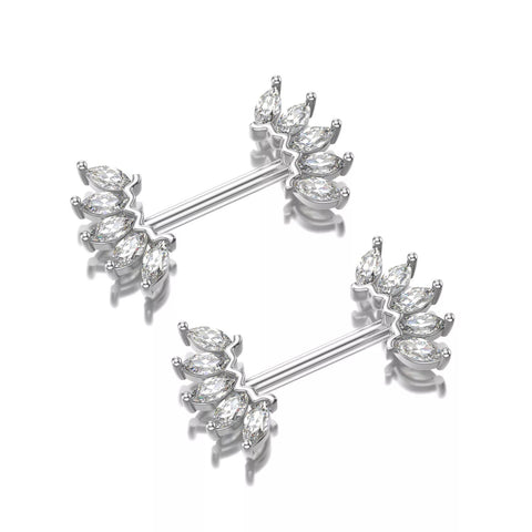 Flower Nipple Bar