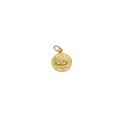 Golden Evil Eye Charm