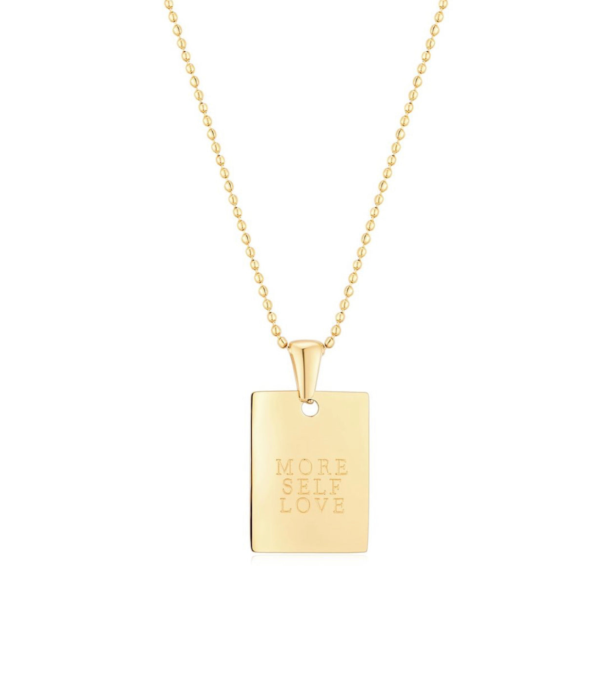 Golden Affirmations Chain Necklace